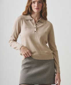Sweater Cuello Polo Orión Natural