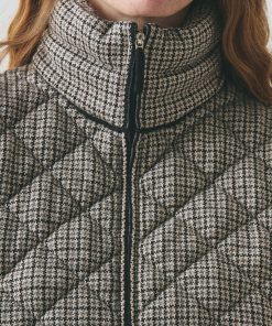 Parka sin Mangas Jackard UNI Natural - Imagen 3