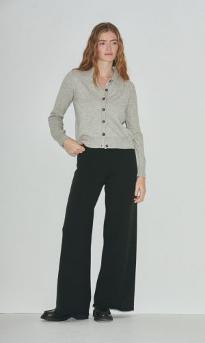 Alternative view of Camisa Ultrafina Sarah Gris Perla