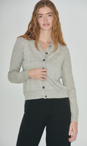 Camisa Ultrafina Sarah Gris Perla