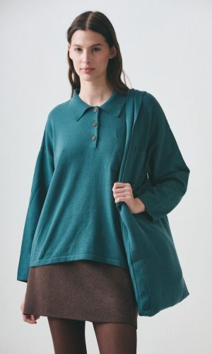 Sweater Polo Isa Petroléo