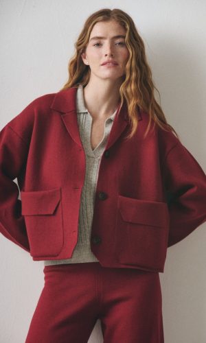 Chaqueta Pinter Borgoña