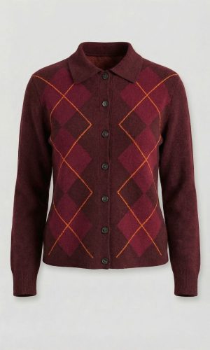 Alternative view of Camisa Rombos Trufa