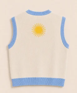 Alternative view of Sweater sin Mangas Argento Celeste