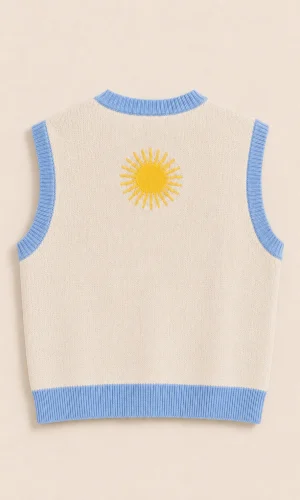 Alternative view of Sweater sin Mangas Argento Celeste