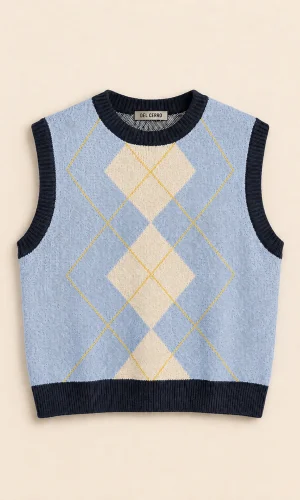 Alternative view of Sweater sin Mangas Argento Azul Marino