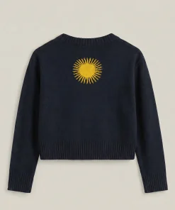 Alternative view of Sweater Argento Azul Marino