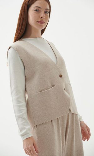 Gilet Fran Natural - Imagen 4