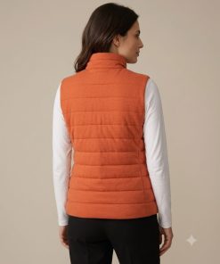 Parka sin Mangas Franjitas Naranja - Imagen 3