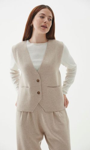 Gilet Fran Natural