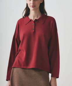 Sweater Polo Isa Borgoña