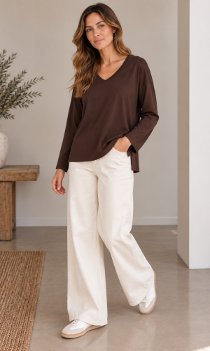 Polera Kokoni Chocolate