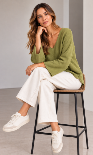 Sweater Aurora Verde Seco