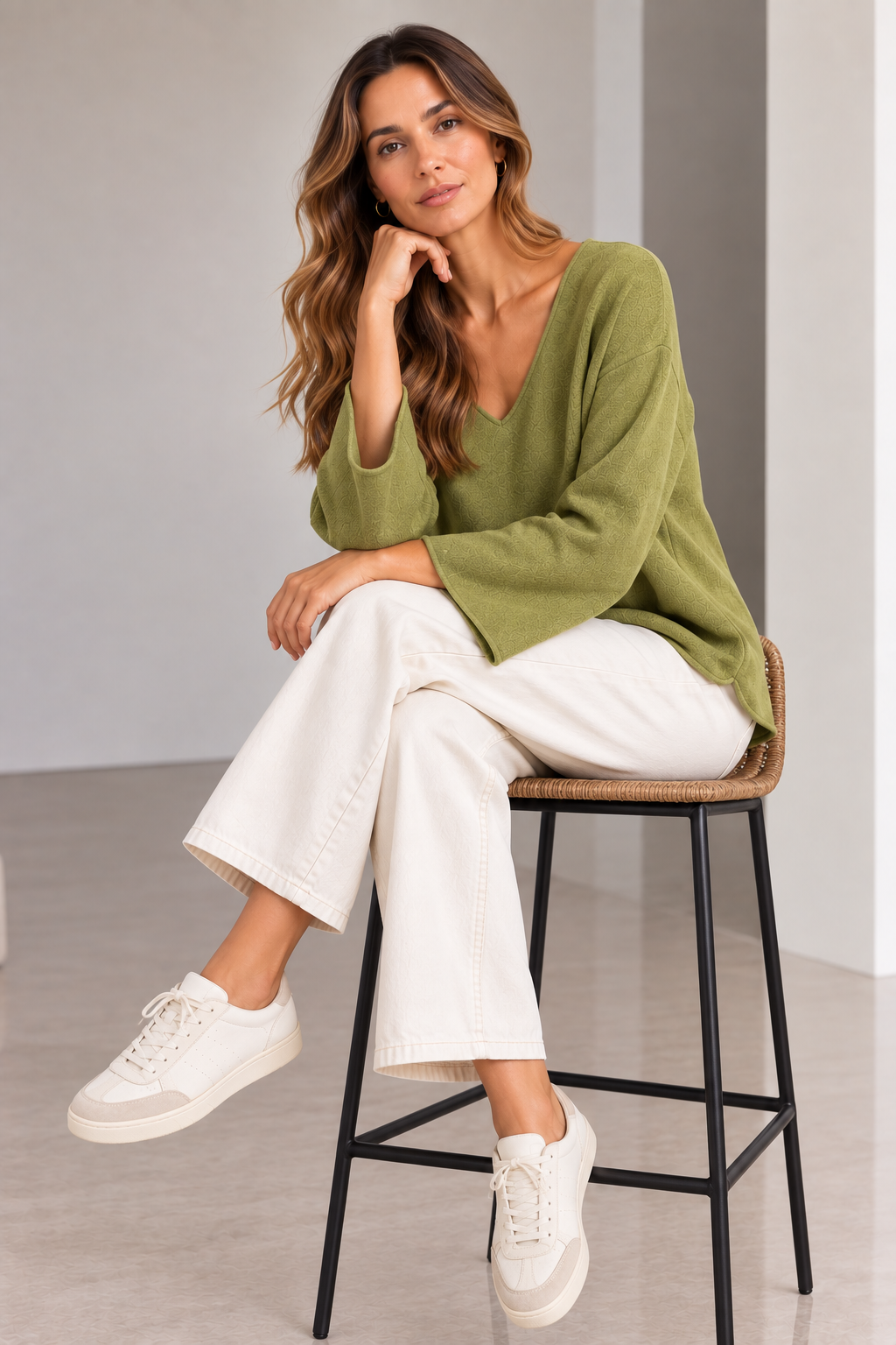 Sweater Aurora Verde Seco