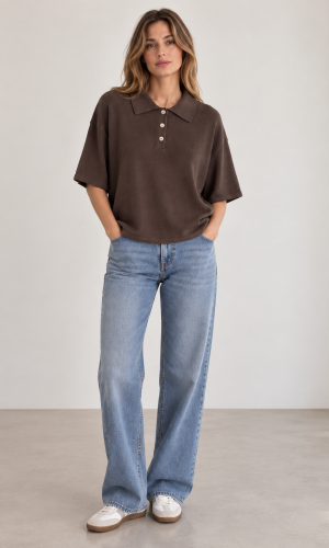 Polera Dominguez Chocolate
