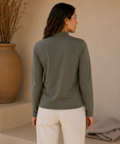 Alternative view of Polera Fox Verde Seco