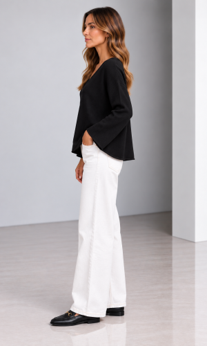 Alternative view of Sweater Aurora Negro