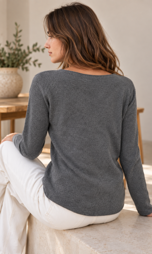 Sweater Luz Grafito - Imagen 4