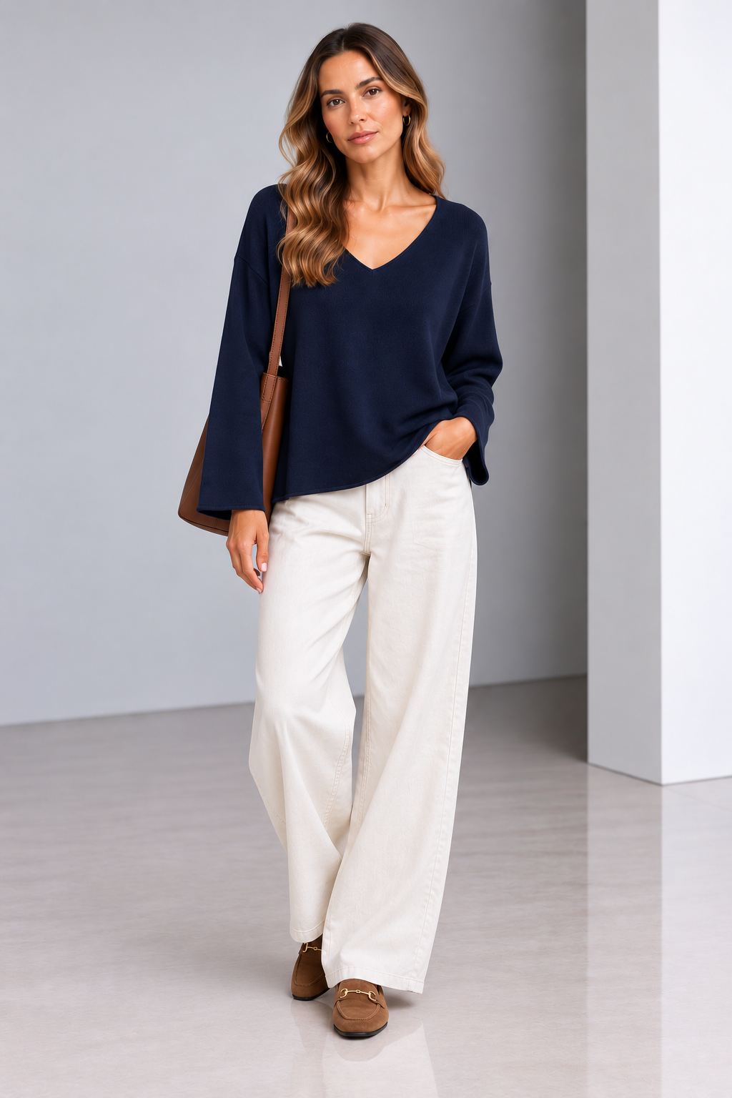 Sweater Aurora Azul Marino - Imagen 4