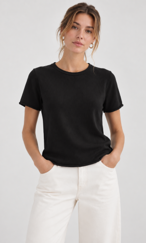 Polera Cruz Negra