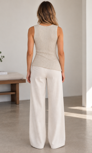 Alternative view of Polera Asimétrica Natural