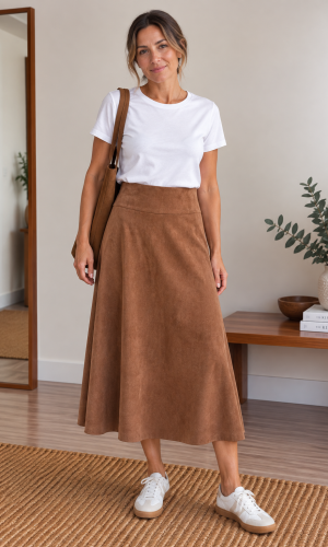 Falda Boyero Caramelo