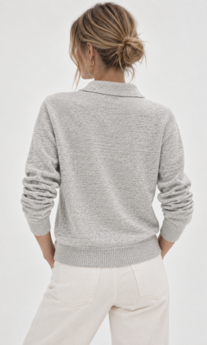 Alternative view of Sweater Orión Gris Perla