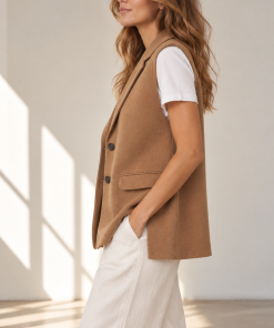 Gilet Boy Camel