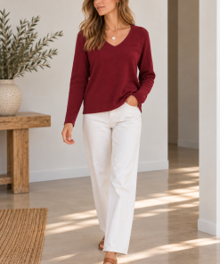 Sweater Luz Borgoña