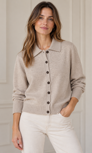 Camisa Ultrafina Sarah Natural