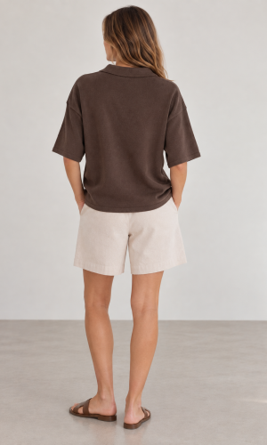 Polera Dominguez Chocolate - Imagen 5