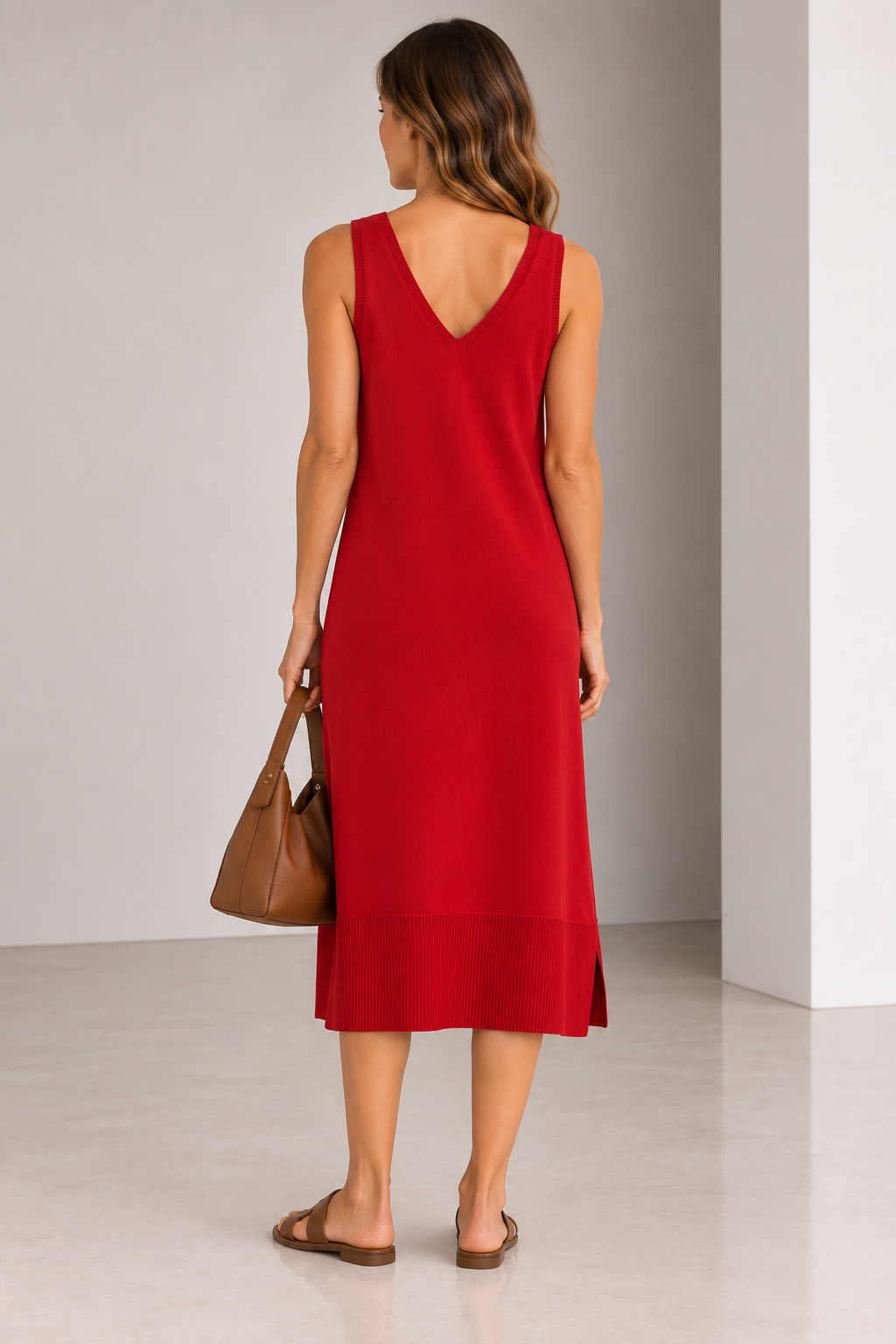 Vestido en V Cala Rojo - Imagen 2