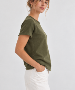 Alternative view of Polera Cruz Verde Musgo