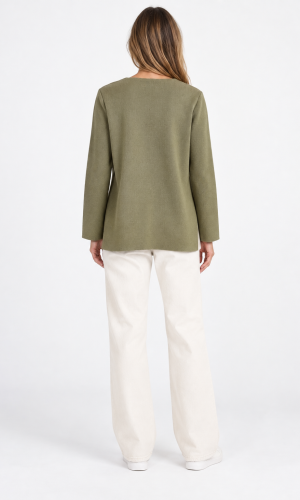Alternative view of Blazer Adele Verde Seco