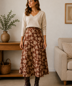 Falda Boyero Vaca Caramelo