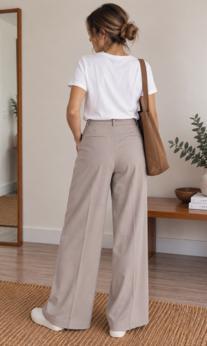 Alternative view of Pantalón Dogo Beige