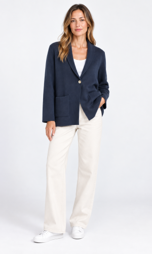 Blazer Dua Azul