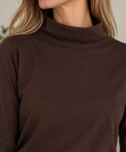 Alternative view of Polera Fox Chocolate