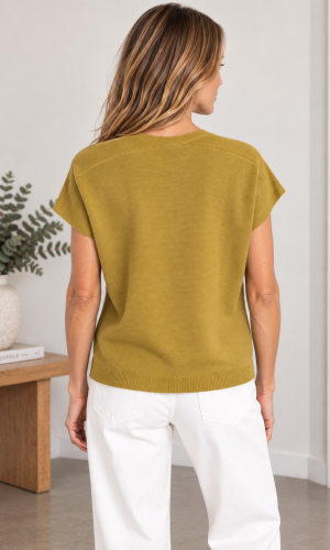 Alternative view of Polera Shimi Mostaza