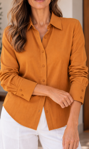 Camisa Collie Naranja