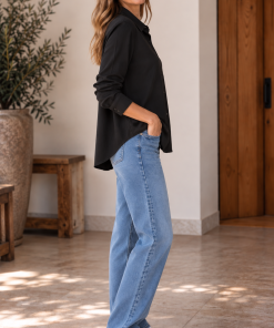 Alternative view of Camisa Collie Negro