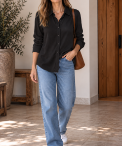 Camisa Collie Negro