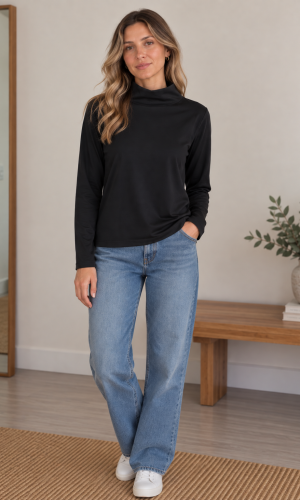 Polera Fox Negra
