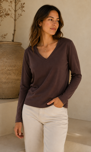 Polera Collie Chocolate