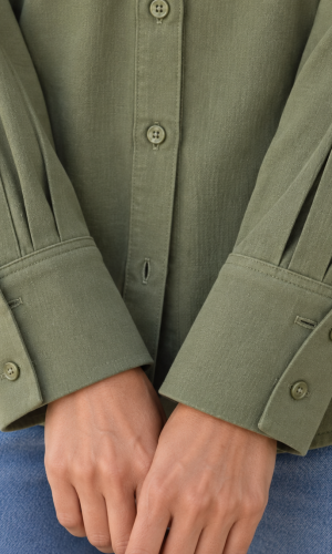 Alternative view of Camisa Collie Verde Seco