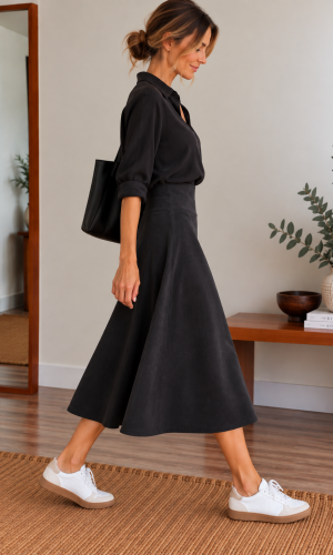 Falda Boyero Negro - Imagen 4