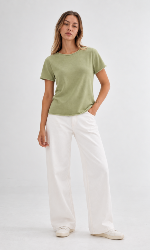 Polera Cruz Verde Seco