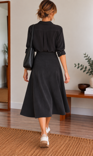 Alternative view of Falda Boyero Negro