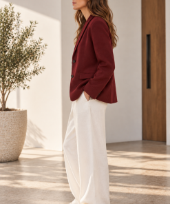Alternative view of Blazer Binni Borgoña
