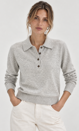 Sweater Orión Gris Perla